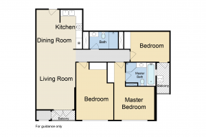 2D Floor Plan B Style 4